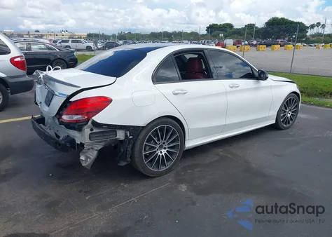 2017 Mercedes-Benz C 300 Sport from USA, damaged, VIN 55SWF4JB2HU231185